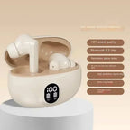 TWS Wireless Bluetooth Earphones with Microphone, Noise Reduction & High-Fidelity Bass