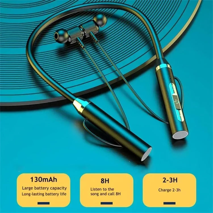 Magnetic Bluetooth Neckband Earphones with Water-Resistant Sports Design