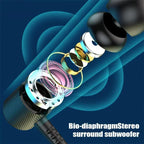 Magnetic Bluetooth Neckband Earphones with Water-Resistant Sports Design