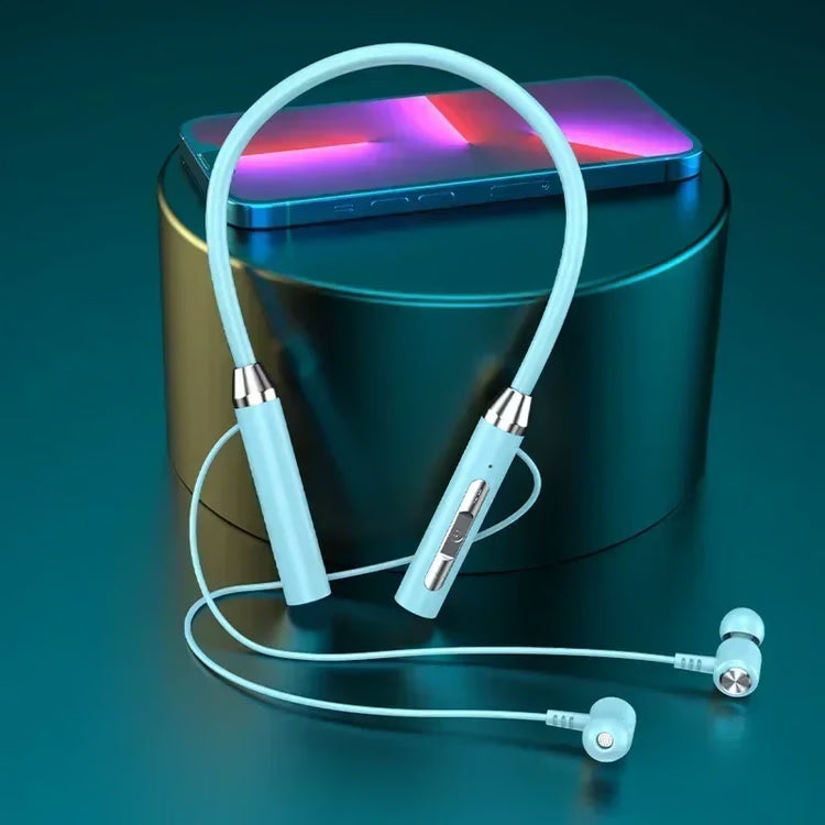 Magnetic Bluetooth Neckband Earphones with Water-Resistant Sports Design