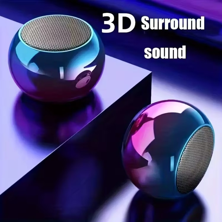 Portable Bluetooth Speaker – Mini Wireless Pocket Speaker with Clear Sound