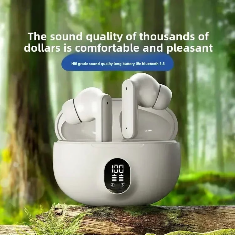 TWS Wireless Bluetooth Earphones with Microphone, Noise Reduction & High-Fidelity Bass