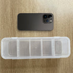 5-Compartment Plastic Hair Accessories & Jewelry Organizer Box