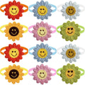 Hand-Knitted Smile Flower Accessories for Pets