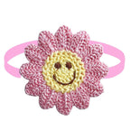 Hand-Knitted Smile Flower Accessories for Pets