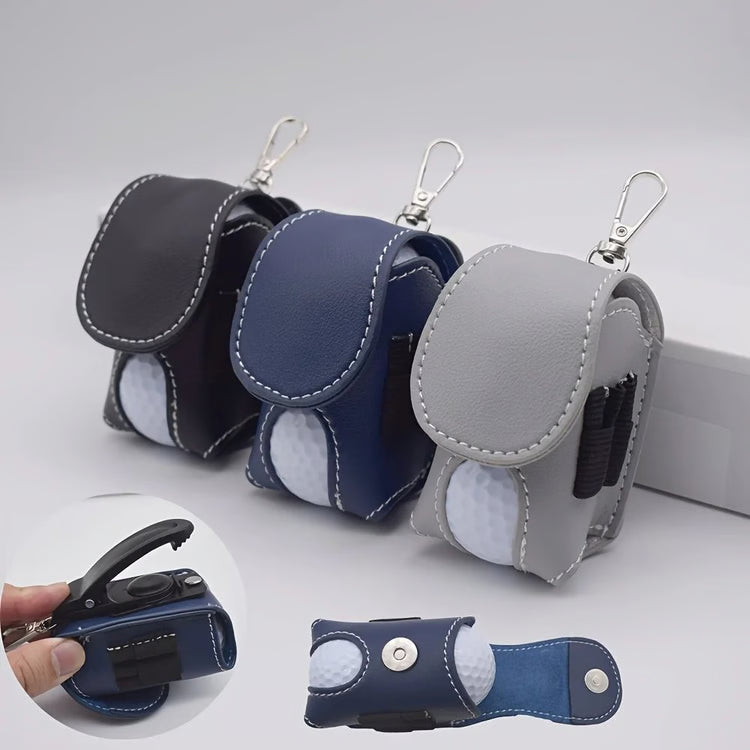 Portable Mini Golf Accessories Organizer Bag with Hook