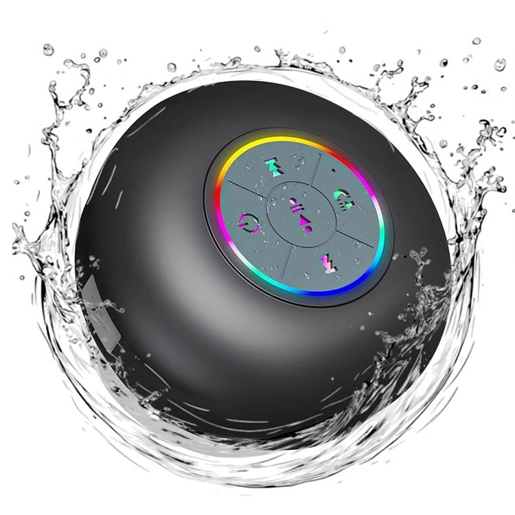 Portable Bluetooth Speaker Waterproof Mini Wireless Speaker with Suction Cup