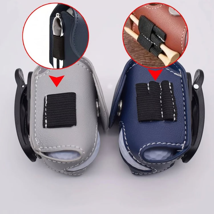 Portable Mini Golf Accessories Organizer Bag with Hook