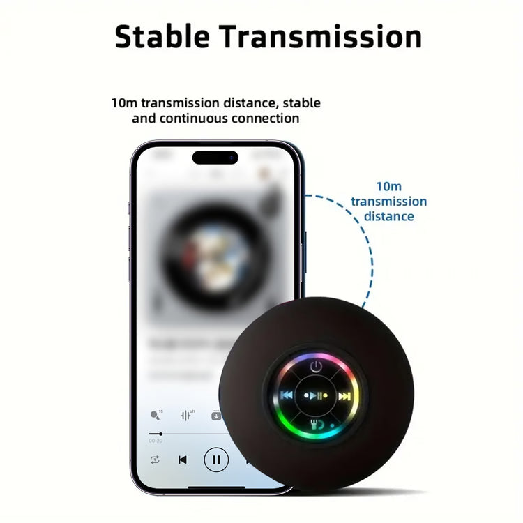 Portable Bluetooth Speaker Waterproof Mini Wireless Speaker with Suction Cup