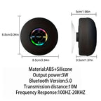 Portable Bluetooth Speaker Waterproof Mini Wireless Speaker with Suction Cup