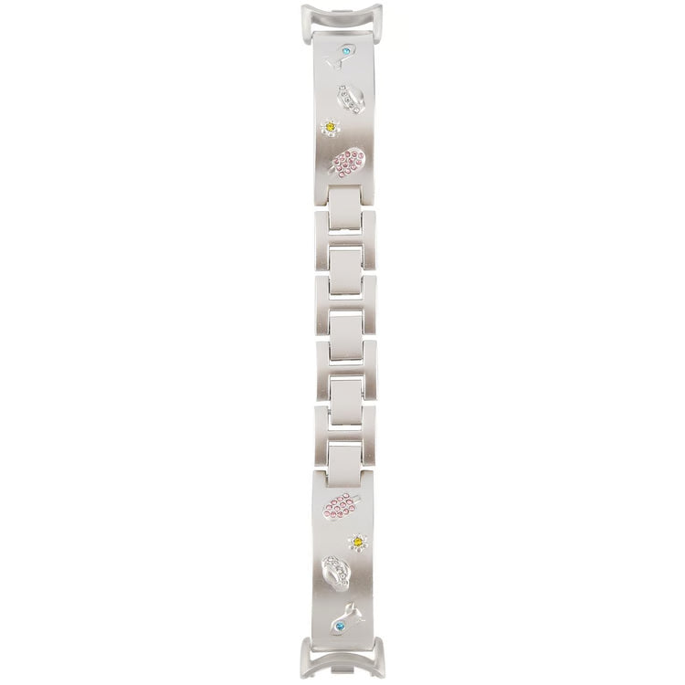 Diamond Quick-Release Metal Watch Band Adjustable Bracelet Strap