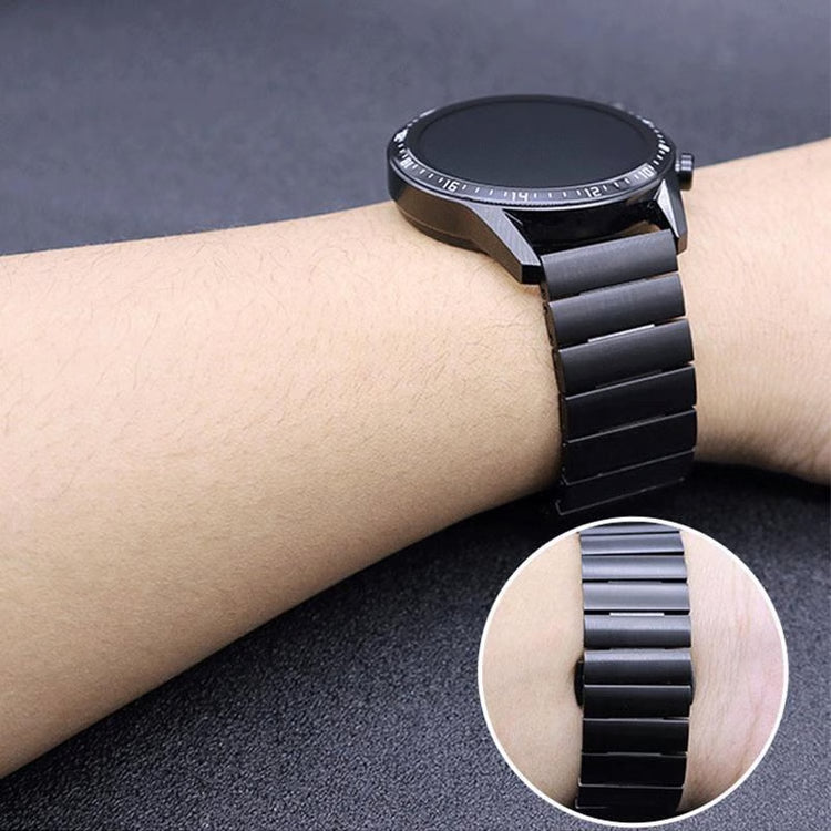 20mm Stainless Steel Bamboo Link Watch Band for Smartwatches