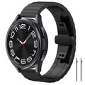 20mm Stainless Steel Bamboo Link Watch Band for Smartwatches