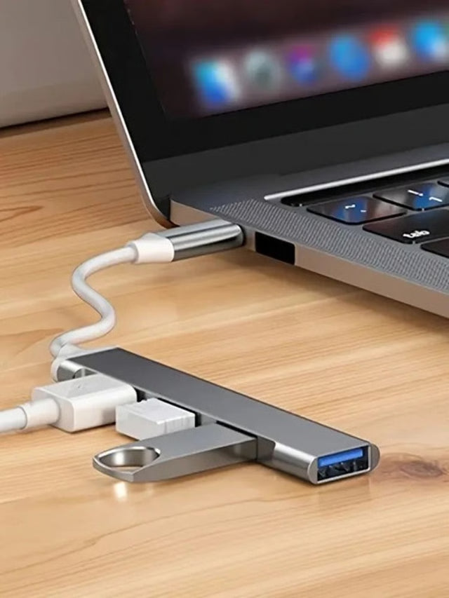 4 Port Type-C USB Hub Splitter Adapter