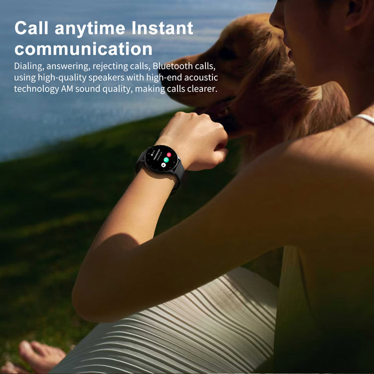 Bluetooth Smart Watch with Waterproof Design, Activity Tracking & Smart Features