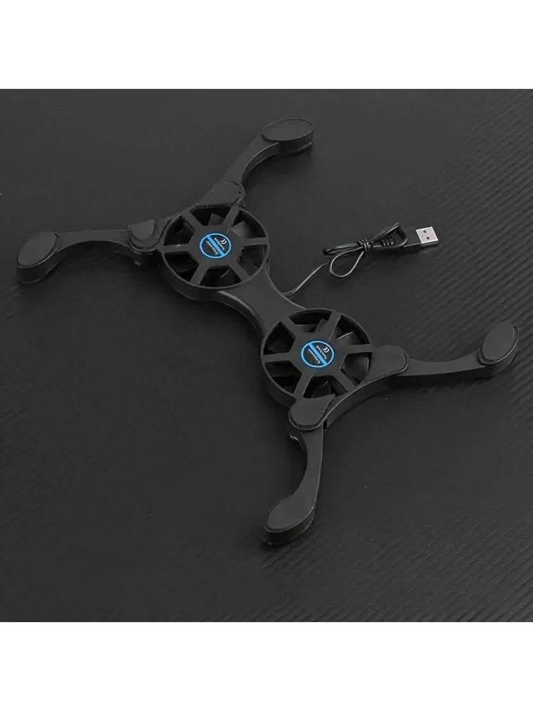 Laptop Cooling Pad with USB Fans &amp; Foldable Portable Stand