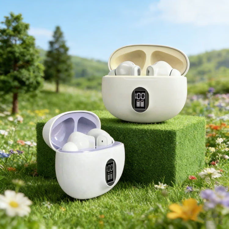 TWS Wireless Bluetooth Earphones with Microphone, Noise Reduction & High-Fidelity Bass
